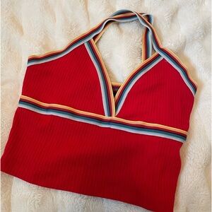 forever 21 rainbow tank size MEDIUM